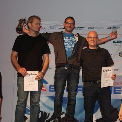 XC Gleitschirm Sport 1. Adrian Seitz, 2. Toni Brügger, 3. Bernhard Fiedli